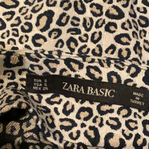 ZARA Basic Leopard Mini Skirt NWOT - Picture 8 of 8